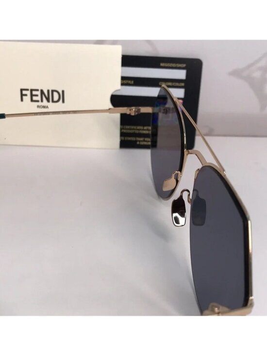 Fendi FF0194/S 0002A Blue Square Sunglasses – Women’s Luxury Eyewear main image 7